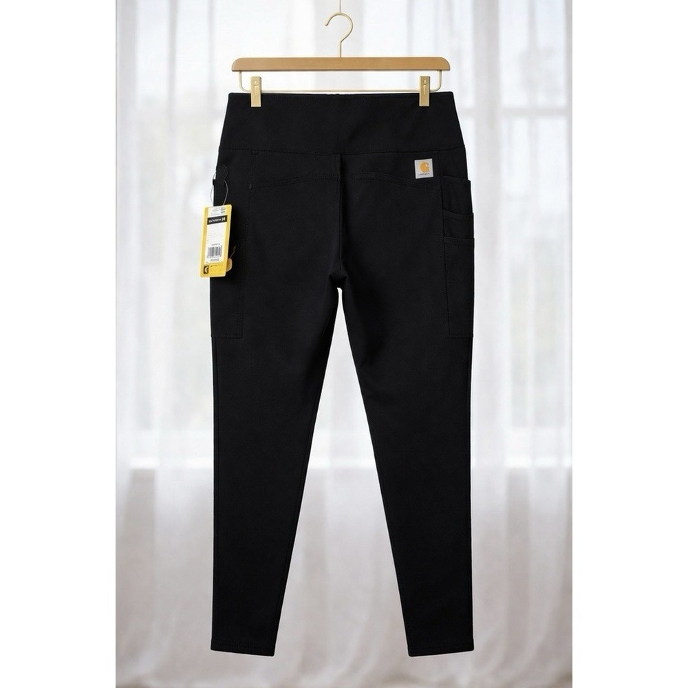 New Carhartt Force Fitted Lightweight Utility Legging Black Size‎ Small 4/6